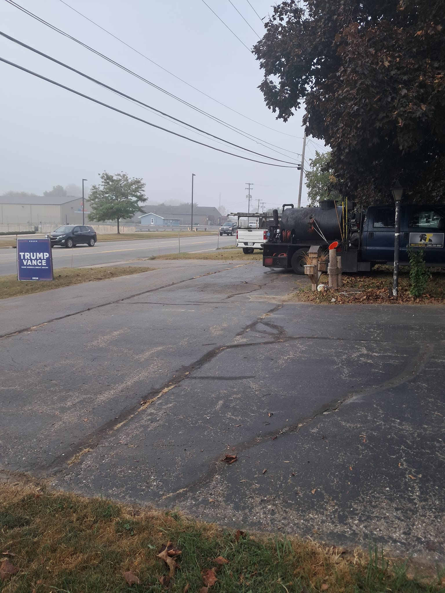 Asphalt Repair Before